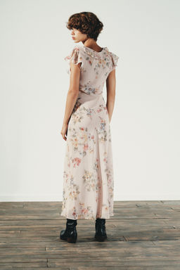 FLORAL MIDI DRESS