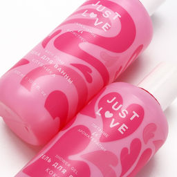 Подарочный набор Love collection, гель для душа и пена для ванны, 3×300 мл, Чистое счастье