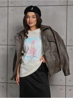 Футболка Помада Желтый Женская - София фото 11