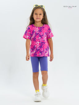 Костюм Актив надписи фуксия-вери-пери - Sovalina фото 10