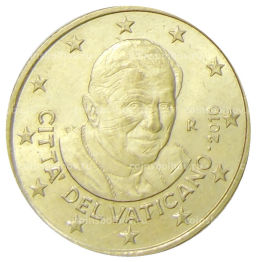 50 евроцентов 2010 года Ватикан