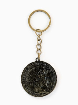 Брелок металлический новогодний «Приношу достаток», d=4 см