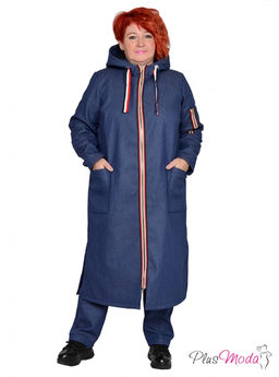 Пальто Модель №1771 размеры 44-84 - Plusmoda фото 21