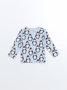 Bisiklet Yaka Erkek ?ocuk Pijama ?st