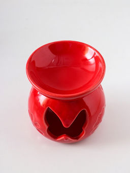 Аромалампа для эфирных масел Бабочка, керамика, красная, 7.2?7.2?8.9 см - Simaland фото 4