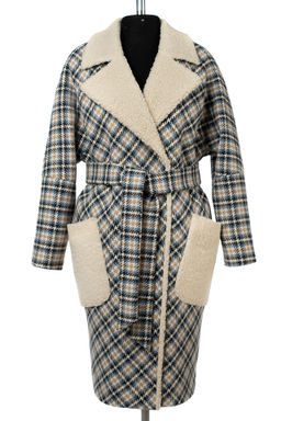 02-3152 Пальто женское утепленное (пояс) - El podio фото 6