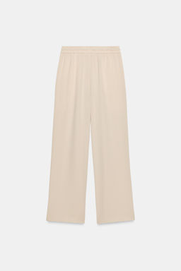 PANTAL?N FLUIDO CINTURA EL?STICA / Beige - Zara фото 7