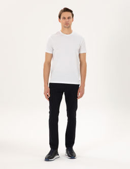 Lacivert Slim Fit Kanvas Pantolon - Pierre cardin фото 3