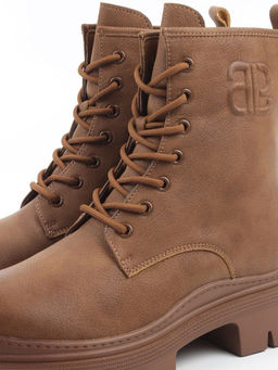 04-WD022-2M BROWN Ботинки зимние женские (натуральная кожа, 100% шерсть)