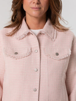 Жакет бомбер с декоративной бахромой - Stilla фото 5