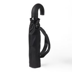 Зонт полуавтоматический Однотон, 3 сложения, 8 спиц, R = 48 см, цвет чёрный - Simaland фото 9