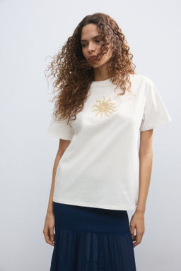 Camiseta con motivo decorativo - H&m фото 3