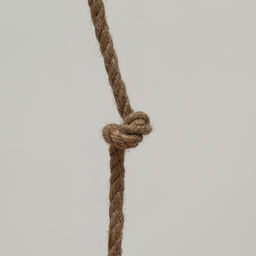 Домик для кошек с когтеточкой, с двумя полками, джут, 37×37×111 см, бежевый