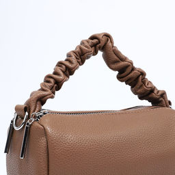 Сумка-багет на молнии, цвет коричневый - Simaland фото 4