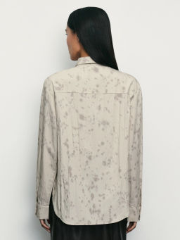 Блузка с абстрактным принтом / Zarina  фото 5