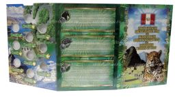 Альбом планшет для памятных монет 1 соль Перу серия Вымирающая дикая природа Перу