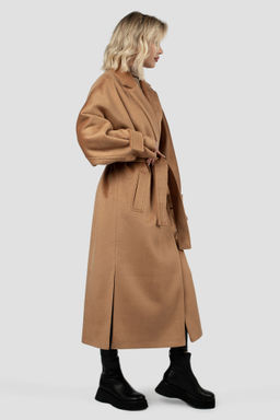 01-12010 Пальто женское демисезонное (пояс)