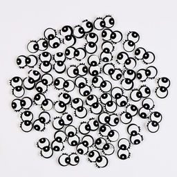 Глаза, набор 50 шт., размер 1 шт. 2 1,1 см - Школа талантов фото 2