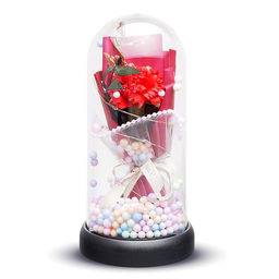 Светильник "Гвоздика" в коробке (красный)