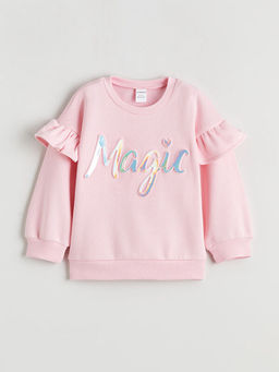 K?z ?ocuk Sweatshirt ve Pantolon Tak?m