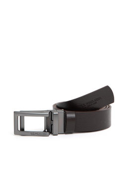 Мужской коричневый пояс - U.s. polo assn фото 3