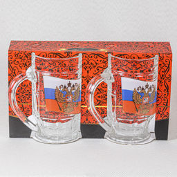 Набор кружек для пива 2 шт с деколью арт. 1143 - Полимербыт фото 3