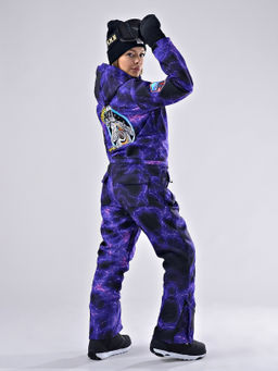 Женский зимний сноубордический комбинезон Alpha Endless 222/220518-2_013 Фиолетовый  фото 10