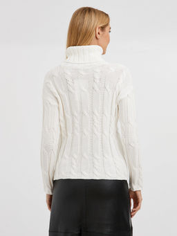 водолазка женская из хлопка с объемными косами - Glenfield фото 5