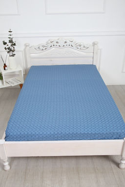 Простыня на резинке поплин Джаз-компаньон