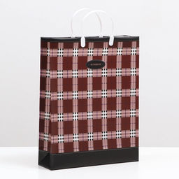 Цена за 10 шт. Пакет, «Клетка», мягкий пластик, 42×32 см, 120 мкм