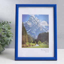 Фоторамка для фото 15×21 см Keep memories «Радуга», пластик, синий, (стекло)