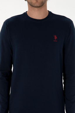 Erkek Lacivert Basic Sweatshirt Sepette S_rpriz _ndirim - U.s. polo assn фото 6