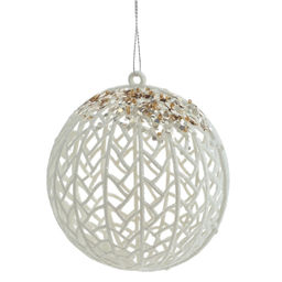 Украшение новогоднее "Шар", D 10 см, L10 W10 H11 см