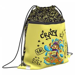 Цена за 1 шт. Мешок для обуви ErichKrause с карманом на молнии 500х410мм Funny Guys  фото 2