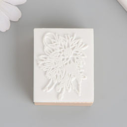 Печать дерево, резина Букет с лентой, 5?4?2.5 см