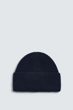GORRO BEANIE 100% CASHMERE AARON LEVINE X ZARA / Marino  фото 4
