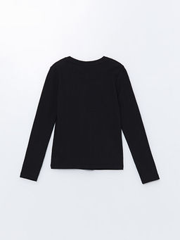 Bisiklet Yaka K?z ?ocuk Ti??rt 2li