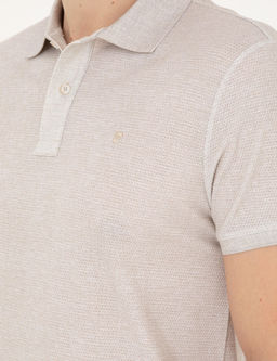 Bej Slim Fit Ti__rt - Pierre cardin фото 7