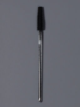 Щёточки для бровей и ресниц, силиконовые, набор - 50 шт., 10.5 см, чёрная, прозрачная