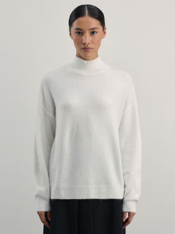 Базовый джемпер с воротником стойкой / Zarina  фото 3