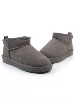 04-PF8300-5 GRAY Угги женские (натуральная замша, 100% шерсть)