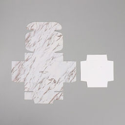 Цена за 5 шт. Коробка под бижутерию, упаковка, «Мрамор», 7.5 х 7.5 х 3 см