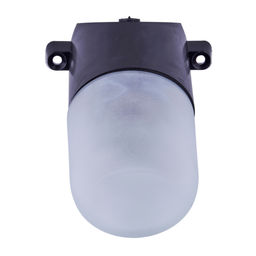 UWL-K02R 60W/E27 IP65 BLACK Светильник влагозащищенный под лампу Е27, наклонный, для бань и саун, до +125С. Цвет корпуса черный. ТМ Uniel