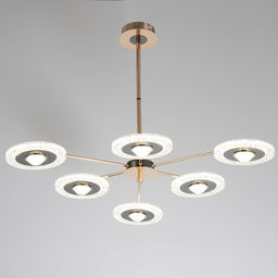 Люстра «Малли» LEd=84 Вт золото 80×80×33 см BayerLux