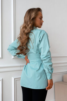 Рубашка Open Style 5616-Р мятный