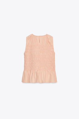 RUFFLED ELASTIC TOP - Zara фото 8