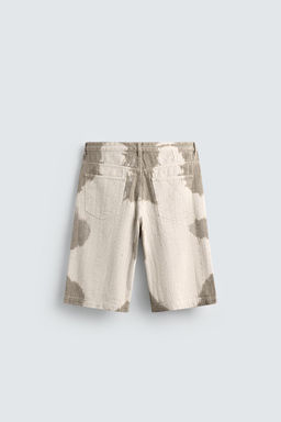 TEXTURED STRIPE BERMUDA SHORTS - Zara фото 8
