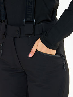 Женские мембранные сноубордические / горнолыжные брюки Azimuth Снежное Созвездие 124/9415_10 Черный  фото 14