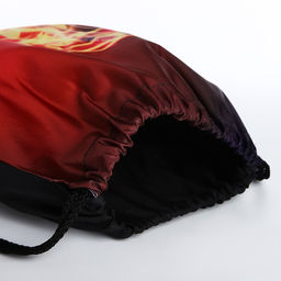 Мешок для обуви на шнурке, цвет чёрный/красный - Simaland фото 3