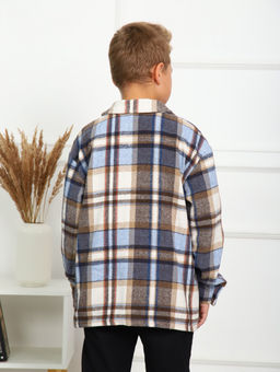 РБ012 Рубашка Бавария (голубой; коричневый) - Милаша фото 10